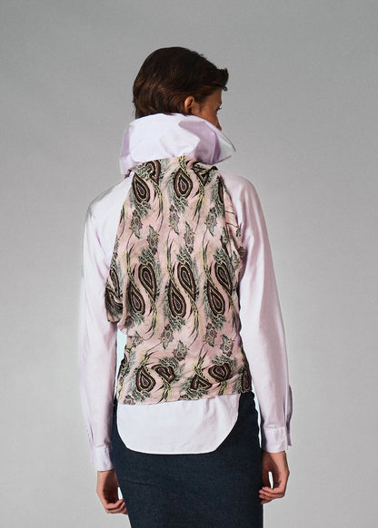 Alexander McQueenPink Paisley Print Sleeveless Tops