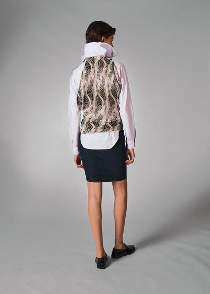 Alexander McQueenPink Paisley Print Sleeveless Tops