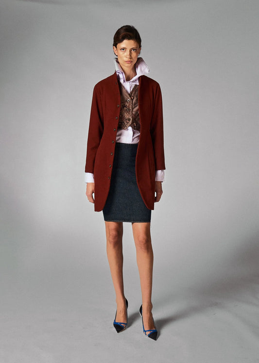Yohji Yamamoto 80’s vermillion wool jacket