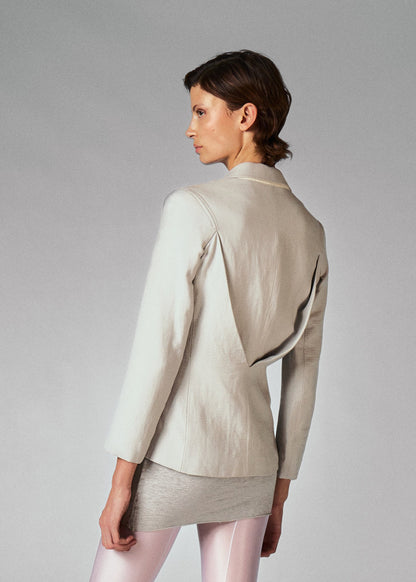 Hussein Chalayan 2006FW Wool Light Grey Jacket