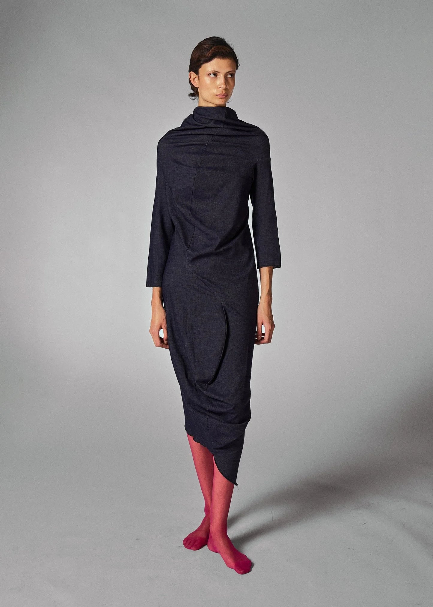 COMME des GARÇONS 2011FW Acrylic Denim Pattern Dress
