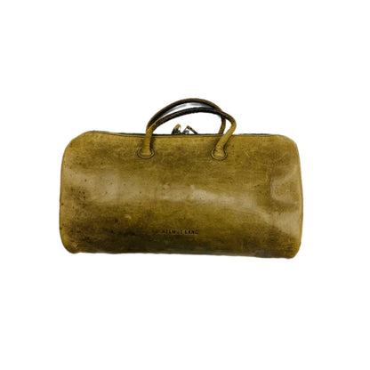 HELMUT LANG LEATHER BARREL BAG  (S)