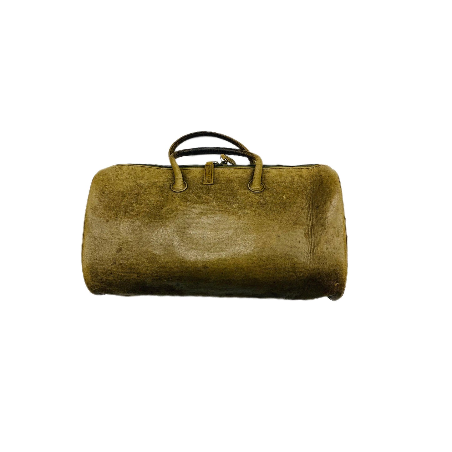 HELMUT LANG LEATHER BARREL BAG  (S)