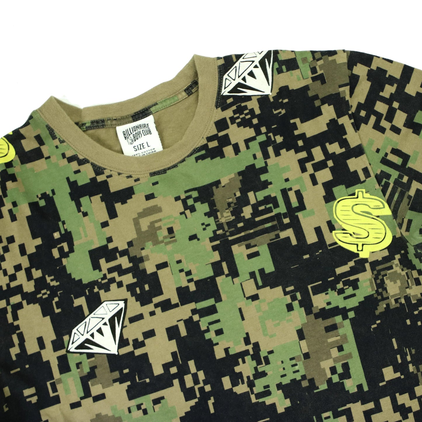 BILLIONAIRE BOYS CLUB DIGI CAMO TEE  (L)