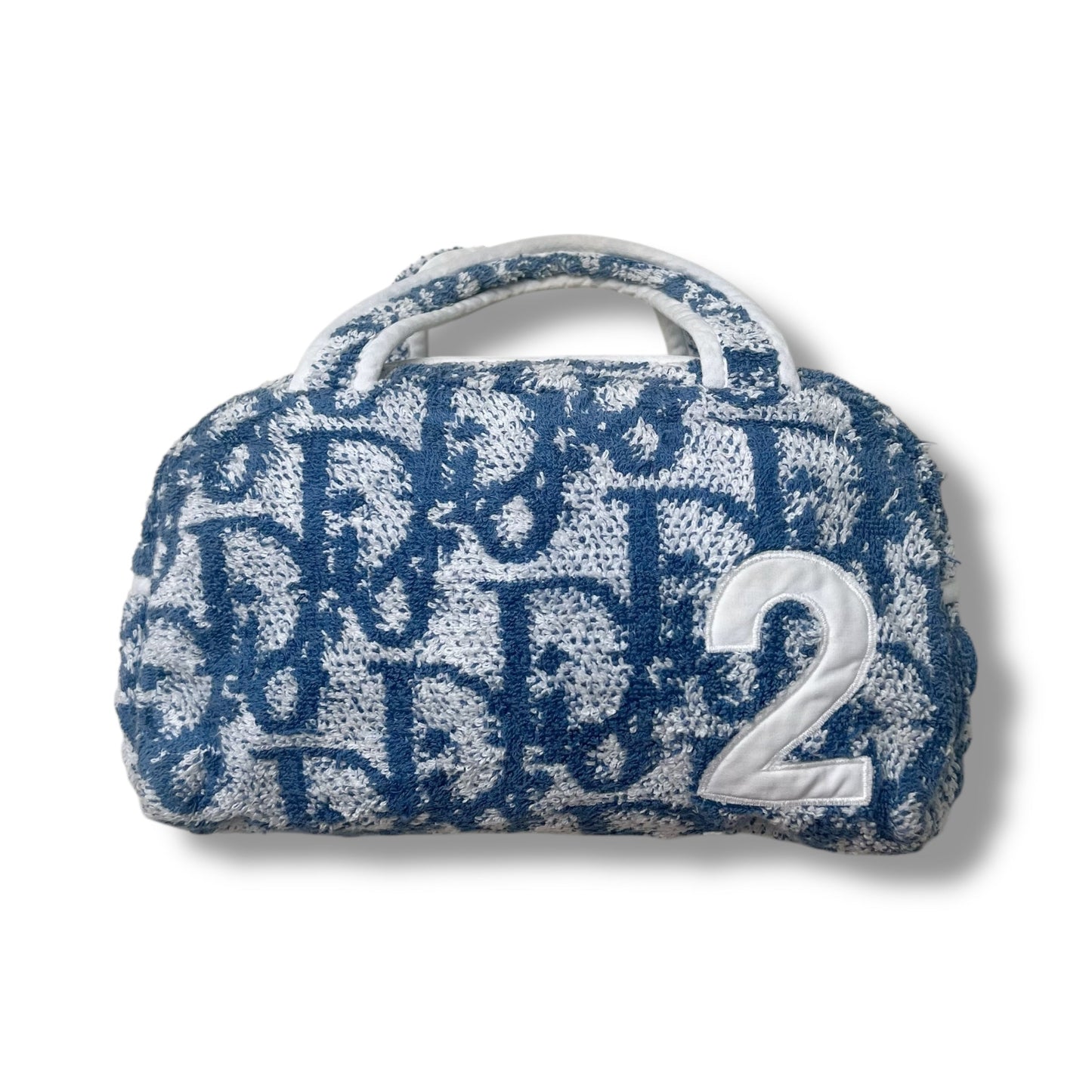 Vintage Dior Terry Cloth Mini Handbag