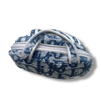 Vintage Dior Terry Cloth Mini Handbag