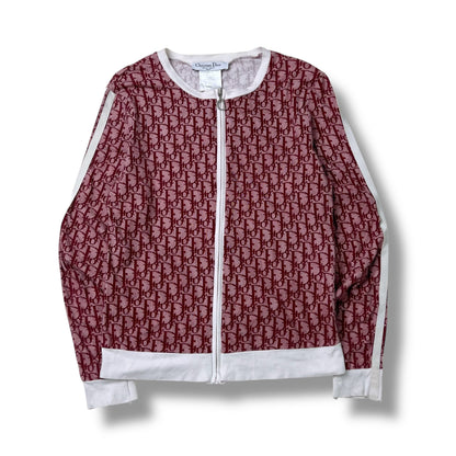 Womens Christian Dior Monogram Trotter Zip Up Jacket (16)