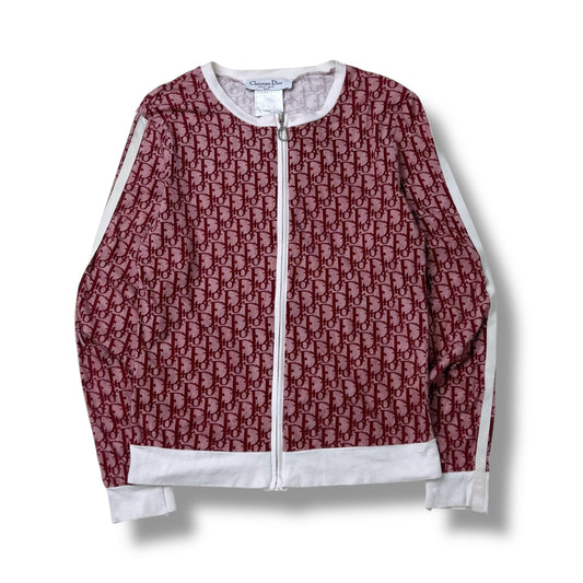 Womens Christian Dior Monogram Trotter Zip Up Jacket (16)