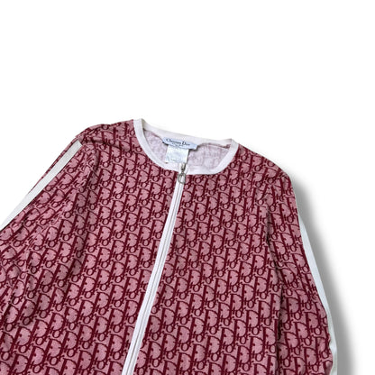 Womens Christian Dior Monogram Trotter Zip Up Jacket (16)