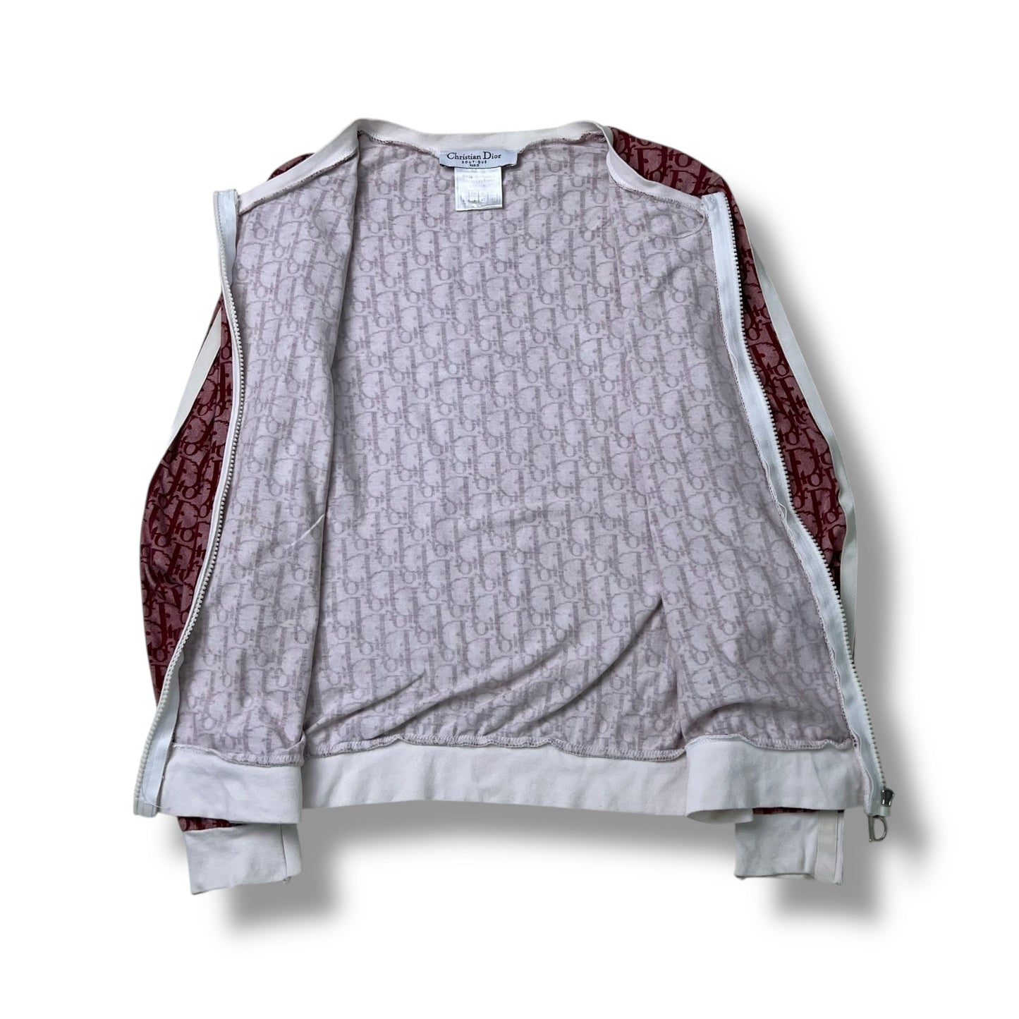 Womens Christian Dior Monogram Trotter Zip Up Jacket (16)