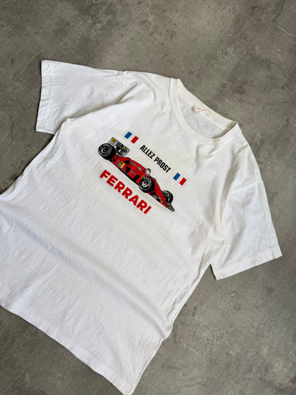 90s Ferrari 'Alain Prost vs Nigel Mansell' F1 Single Stich Icon Tee