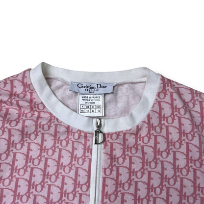 Womens Christian Dior Monogram Trotter Zip Up Jacket (18)