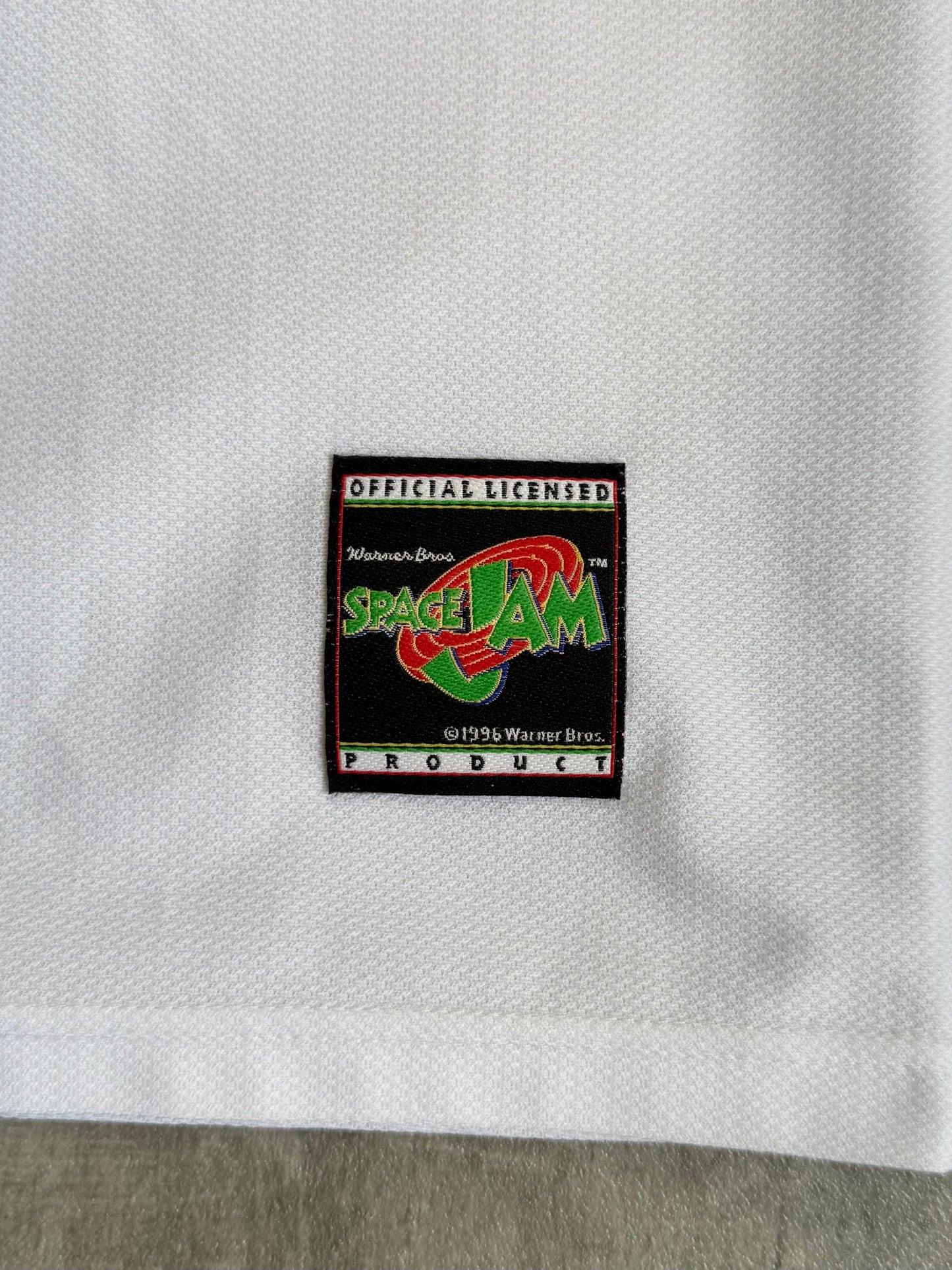 1996 Nutmeg Official Space Jam 'Bugs Bunny 1' Tune Squad Jersey