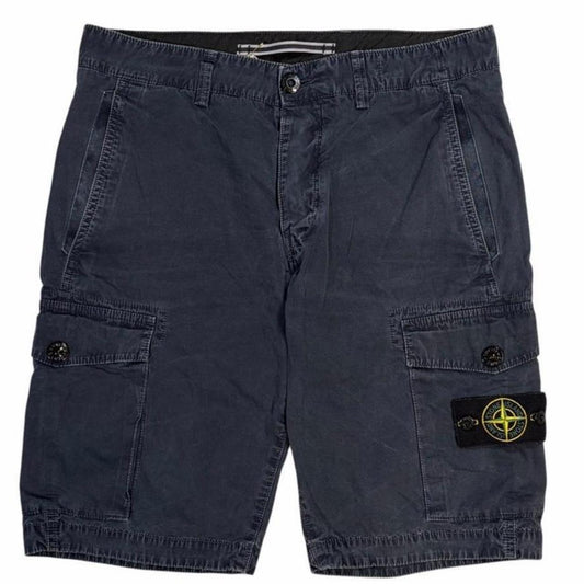 Stone island navy cargo shorts (W30) | O/S, Navy