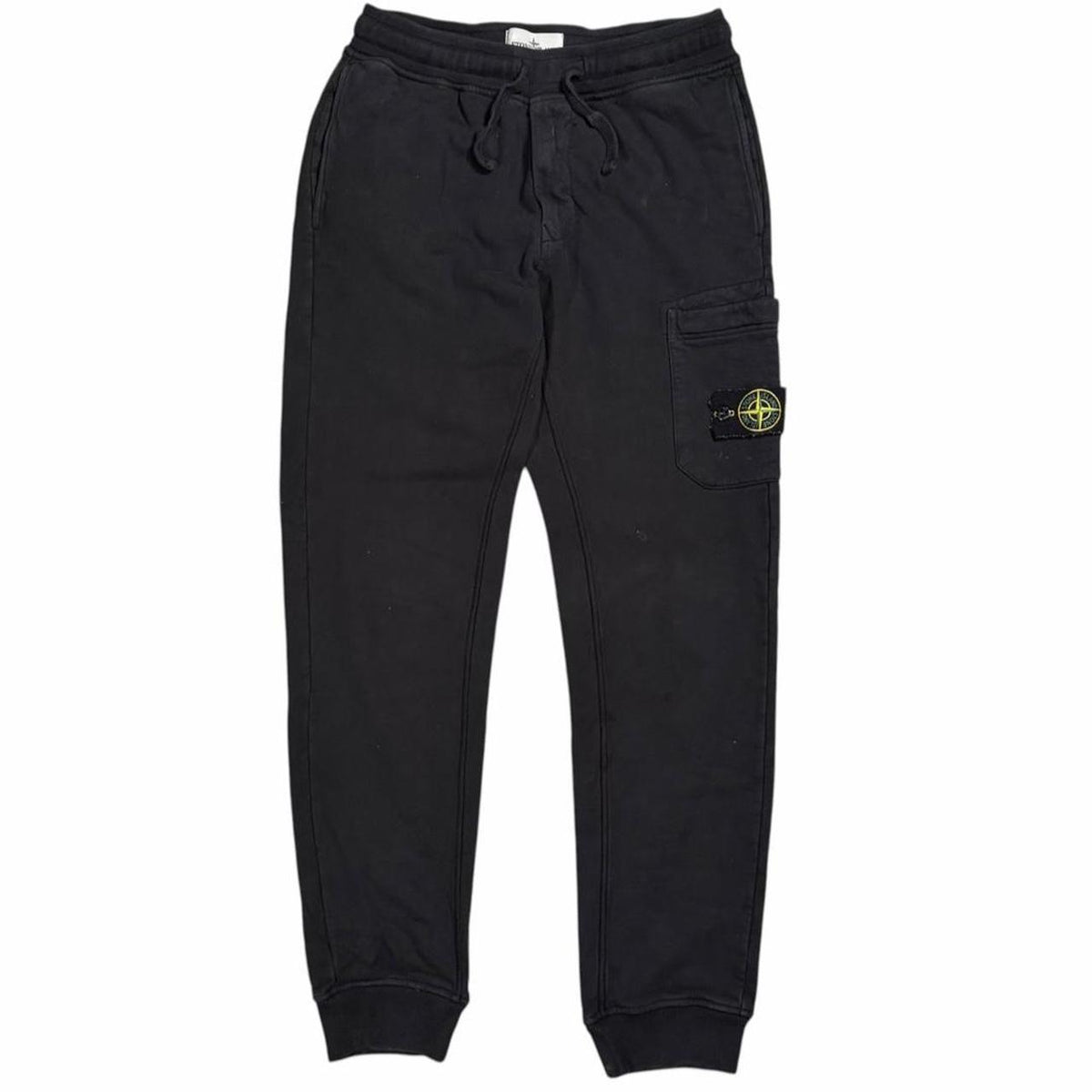 Stone island black joggers (S) | Small, Black