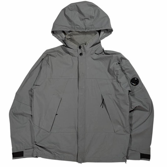 CP Company Pro-Tek concealable hood windbreaker jacket (M) | Medium, Grey