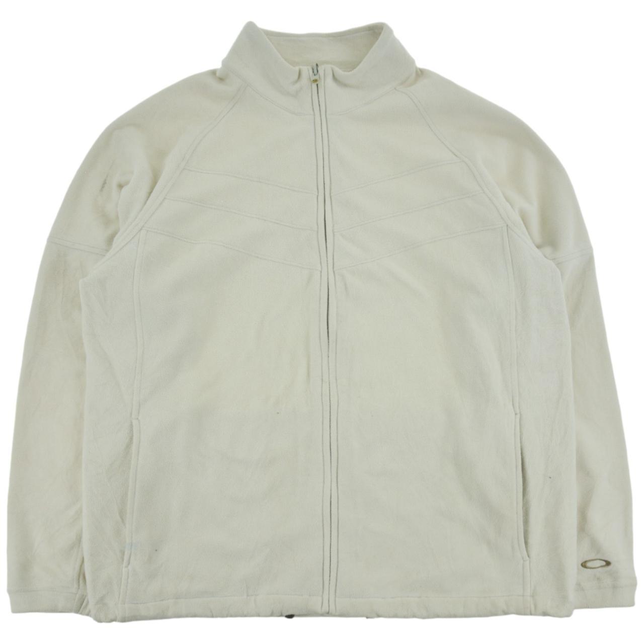 Vintage Oakley Zip Up Fleece Jumper Size XL