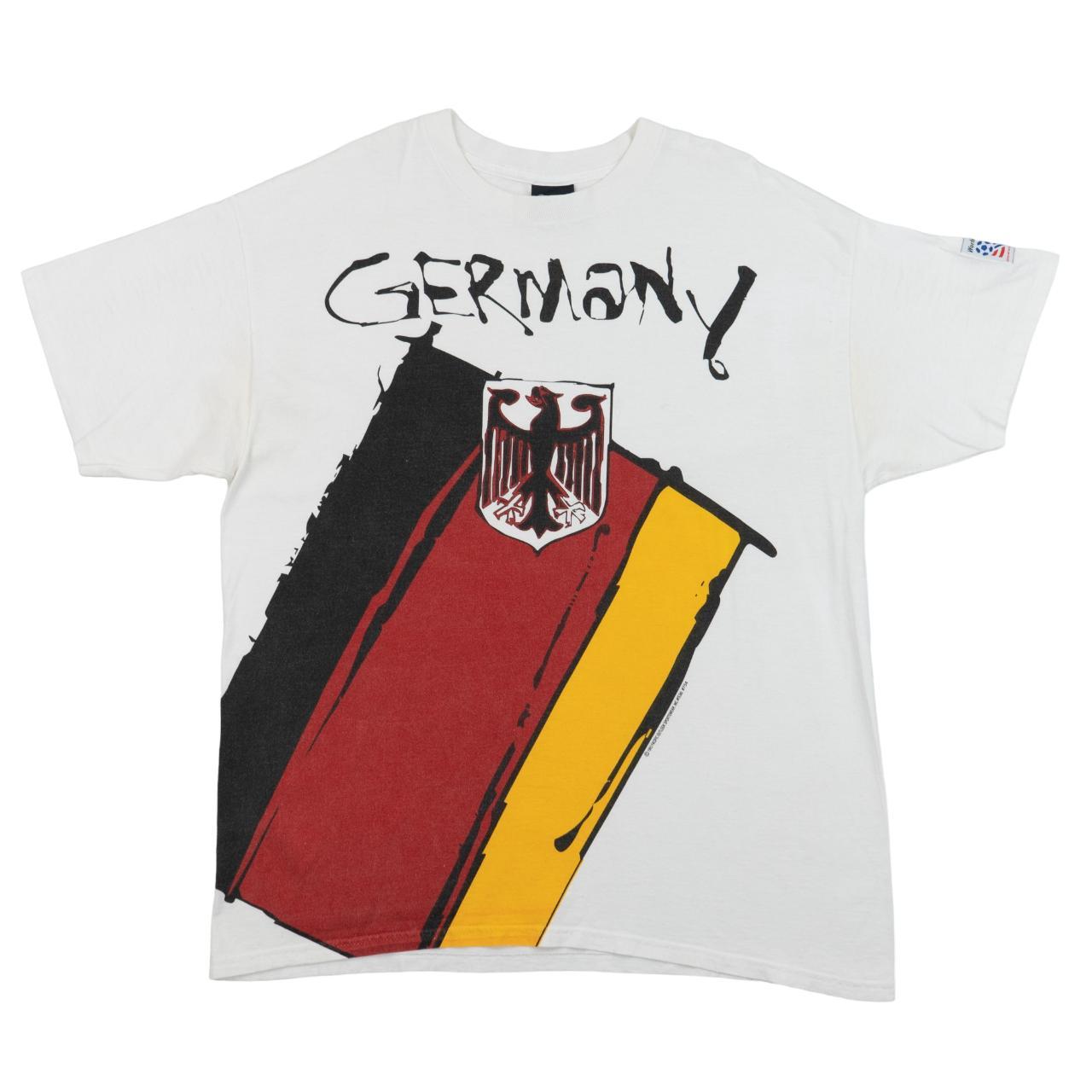 Vintage Germany Football T Shirt Size XL