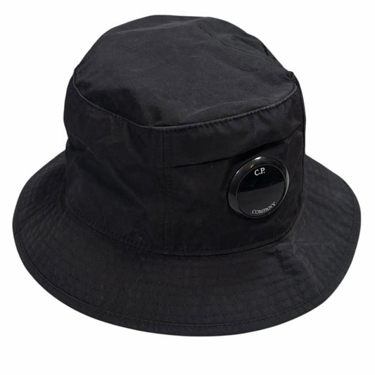CP Company Chrome R Lens black bucket hat (XL) | O/S, Black
