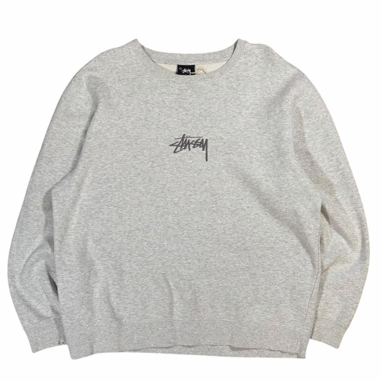 Stussy embroidered logo pullover sweatshirt (L) | Large, Red