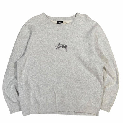 Stussy embroidered logo pullover sweatshirt (L) | Large, Red