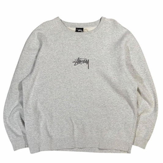 Stussy embroidered logo pullover sweatshirt (L) | Large, Red