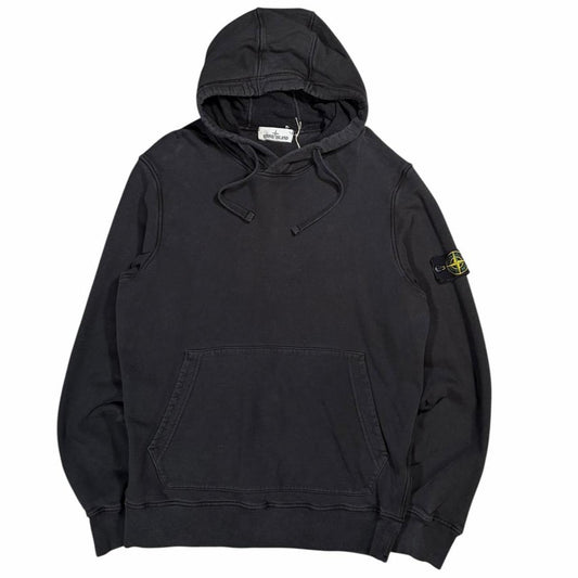 Stone island black pullover sweatshirt (L) | Large, Black