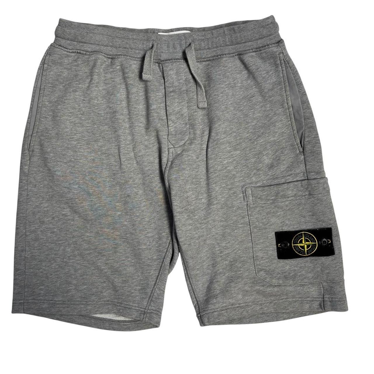 Stone island grey sweat shorts (S) | Default Title, Grey