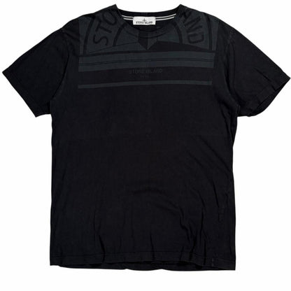 Stone island graphic T shirt (L) | Large, Black