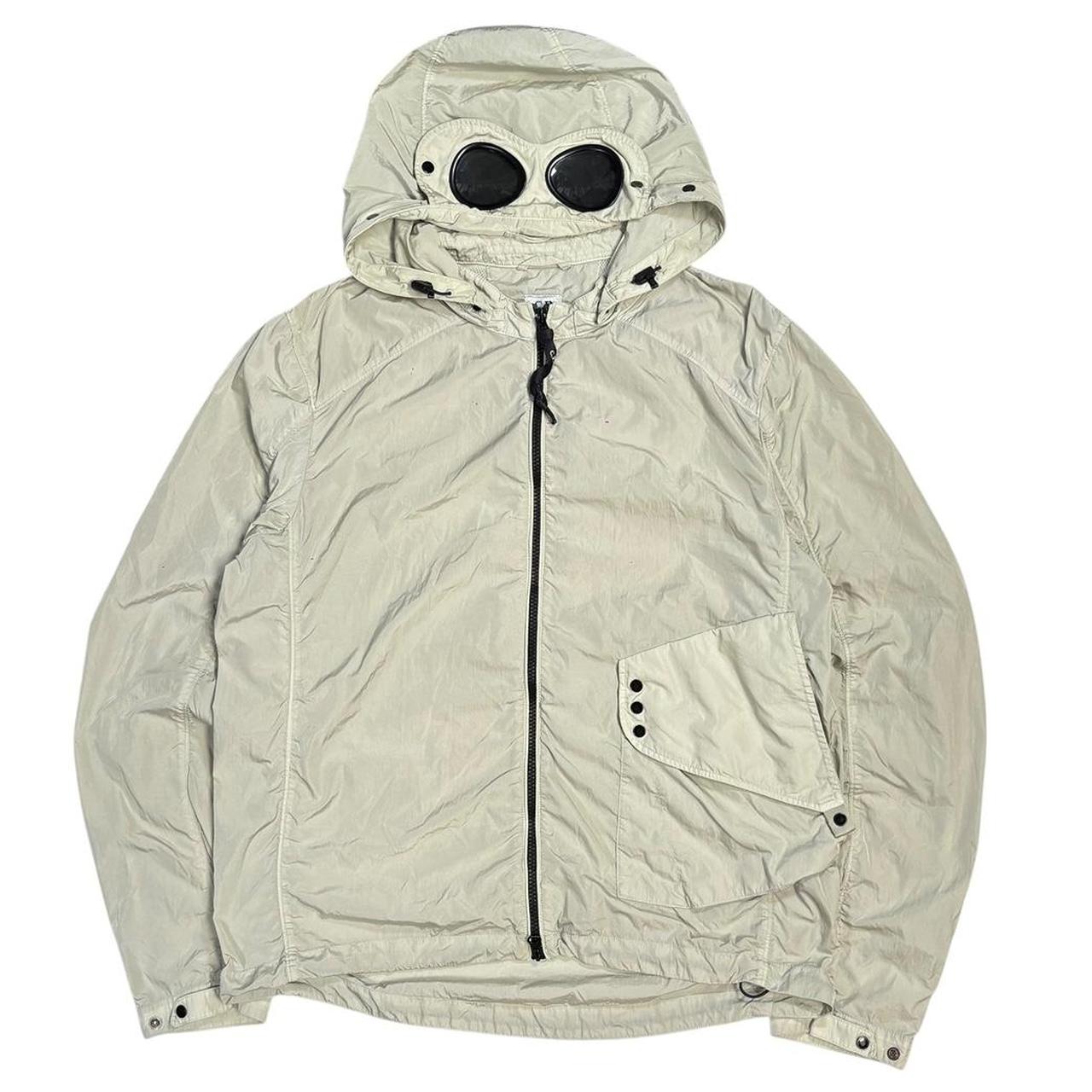 CP Company Chrome nylon Goggle Jacket (L) | Large, Beige