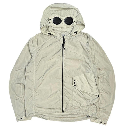 CP Company Chrome nylon Goggle Jacket (L) | Large, Beige