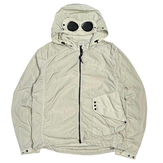 CP Company Chrome nylon Goggle Jacket (L) | Large, Beige