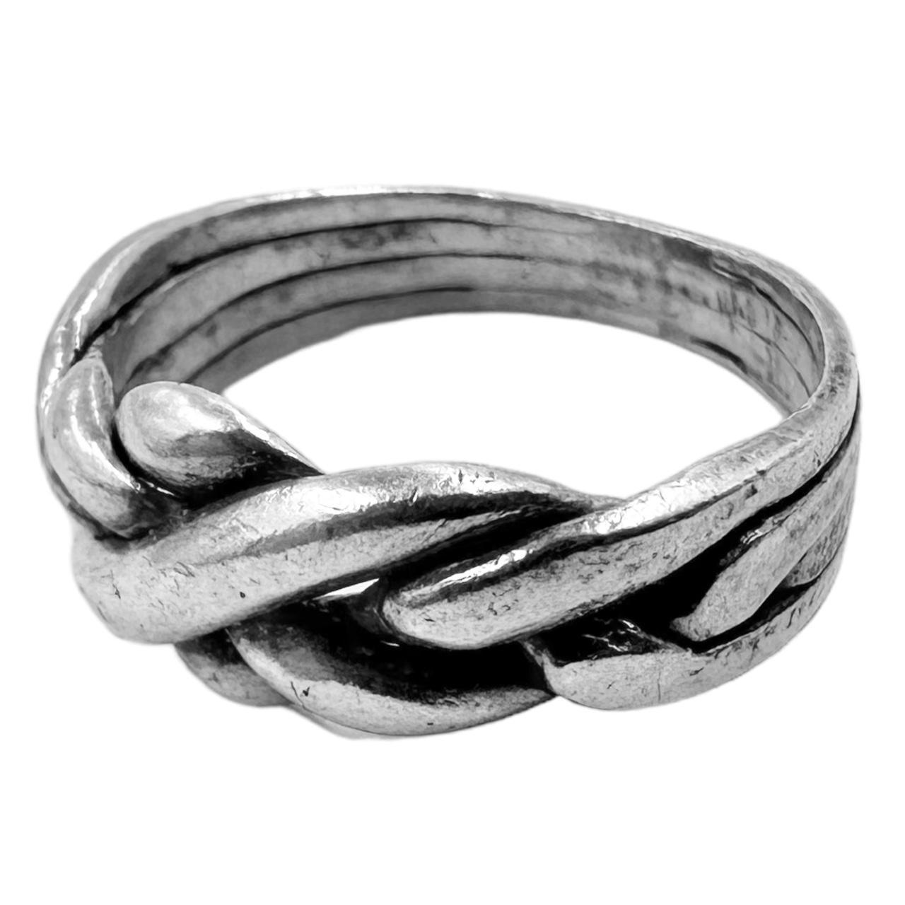 Vintage Braid 925 Sterling Silver Ring - Known Source