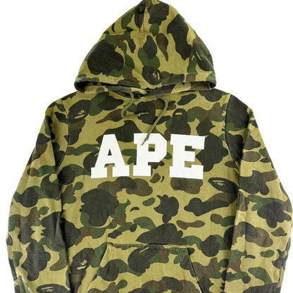 Bape camo long hoodie woman’s size S