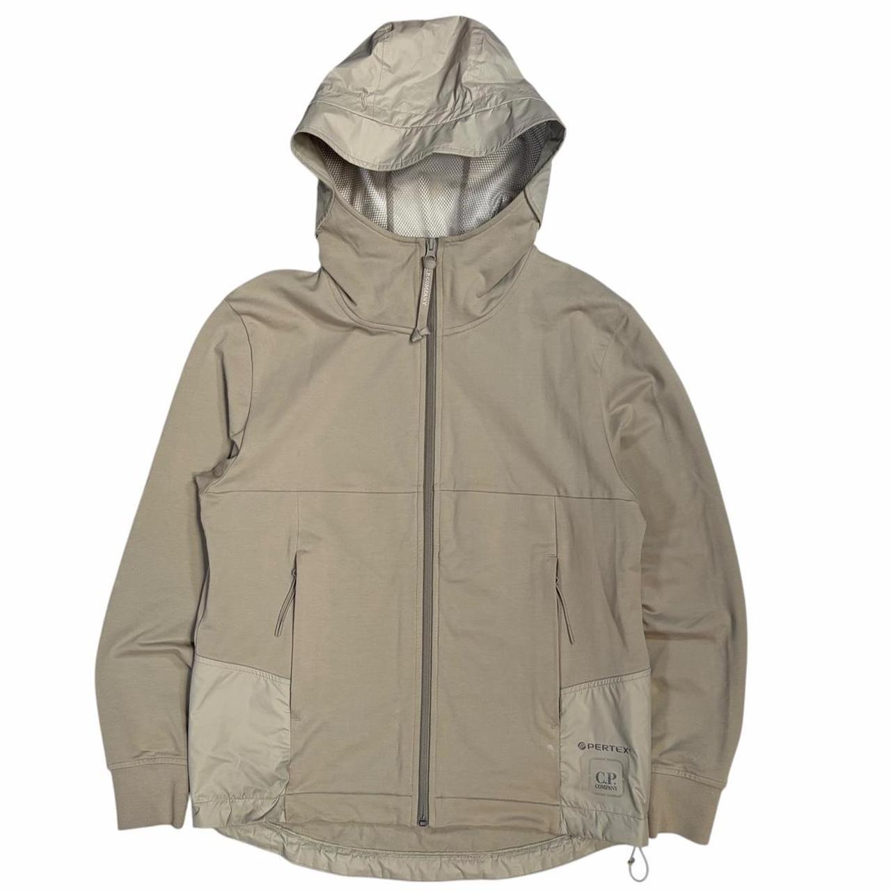 CP Company Metropolis Pertex zip up hoodie (S) | Small, Beige