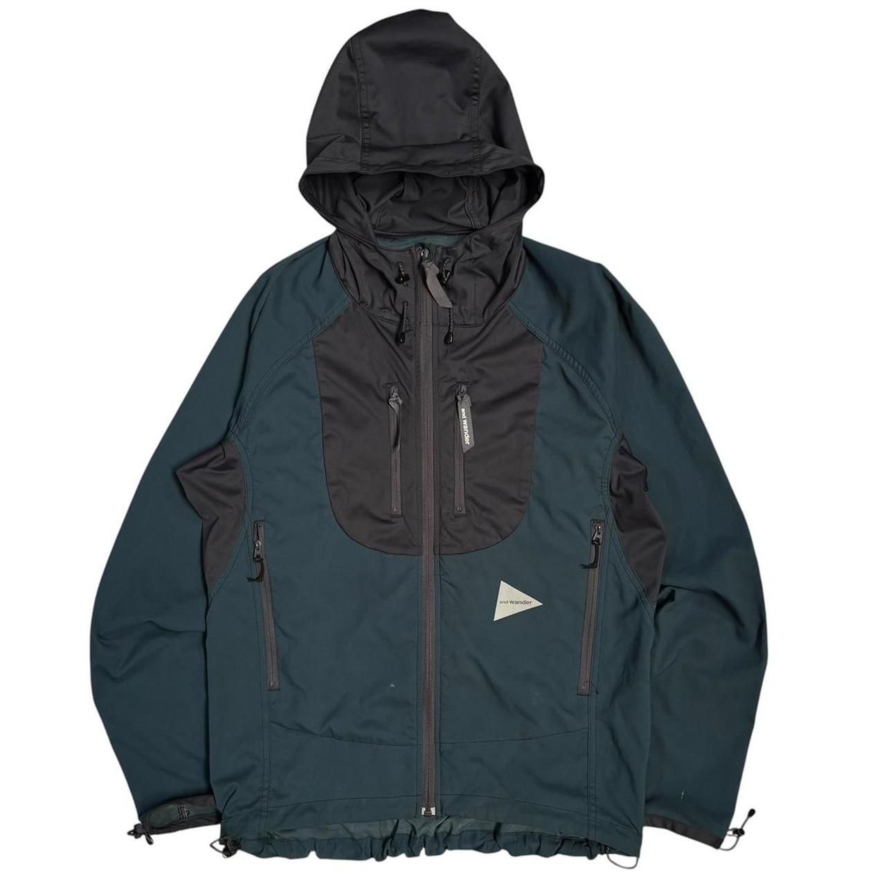 And Wander Trek 2 windbreaker jacket (M) | Default Title, Dark Green