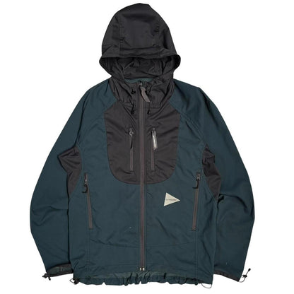 And Wander Trek 2 windbreaker jacket (M) | Default Title, Dark Green