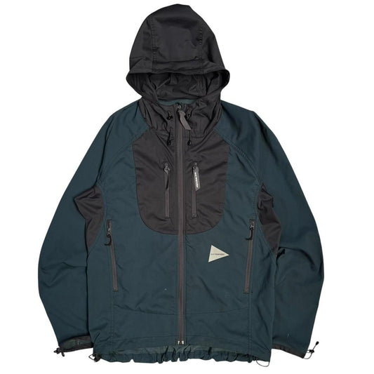 And Wander Trek 2 windbreaker jacket (M) | Default Title, Dark Green