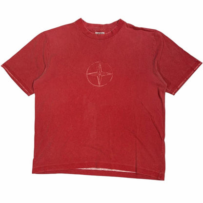Stone island SS 2002 compass T shirt (XXL) | XXL, Red