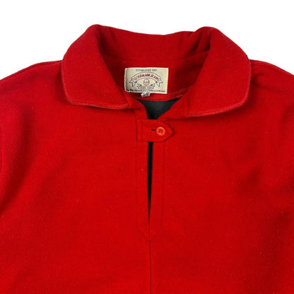 Vintage 1990s Armani Jeans Red Fleece Top - Known Source