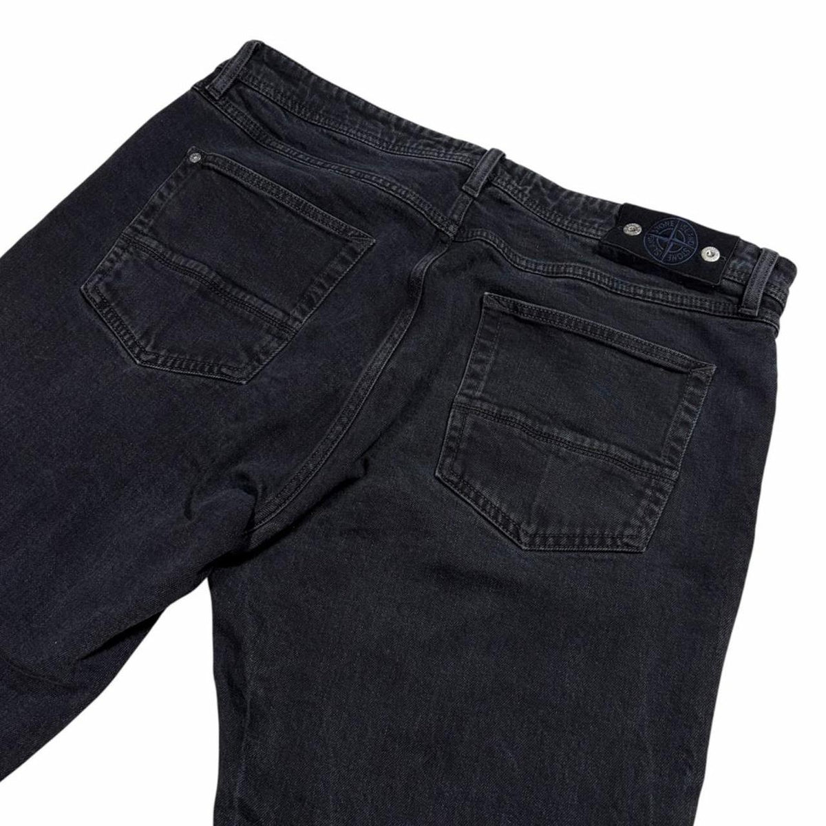 Stone island denim research stretch jeans (W38) | O/S, Black