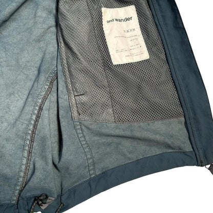 And Wander Trek 2 windbreaker jacket (M) | Default Title, Dark Green