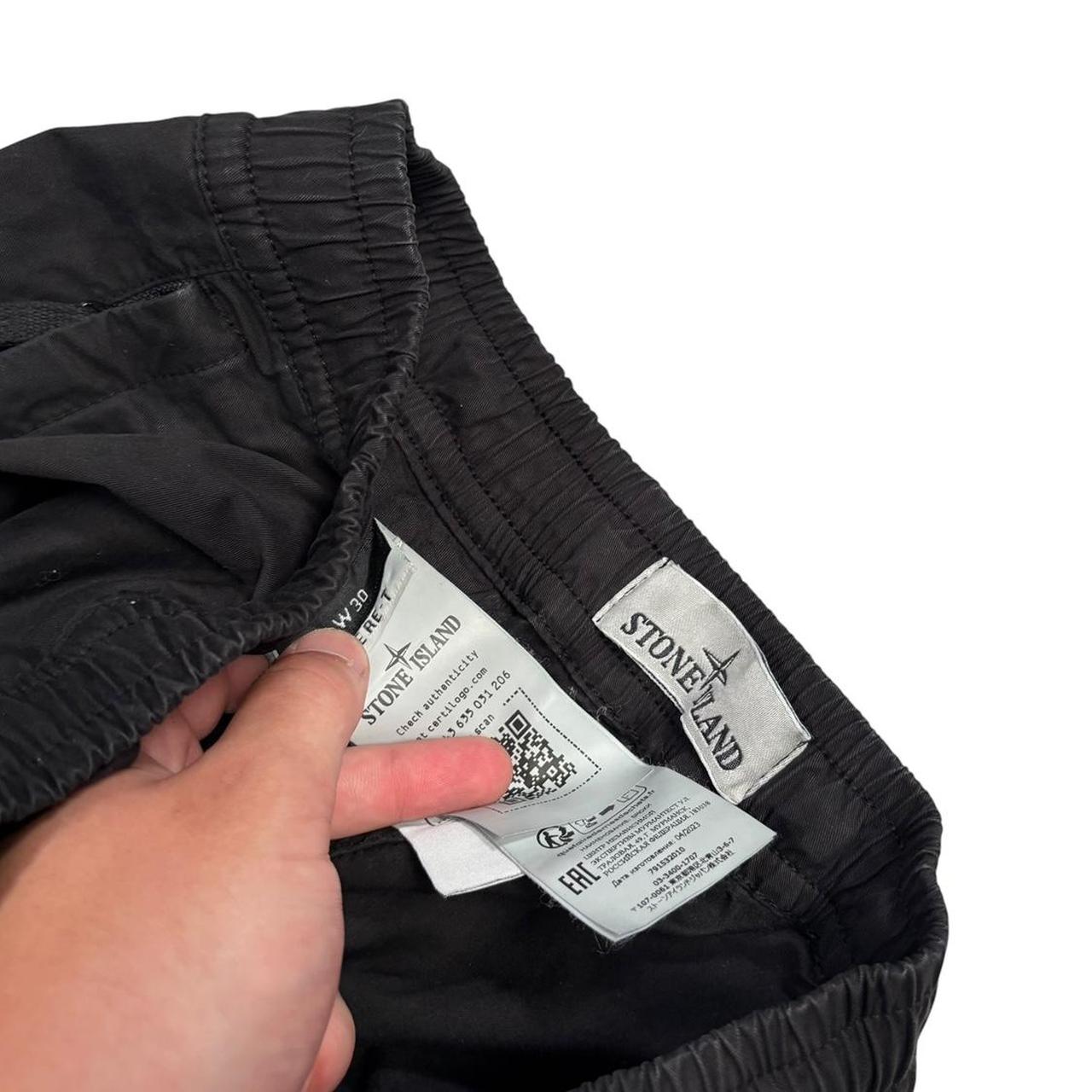 Stone island black cargo trousers (W30) | Default Title, Black