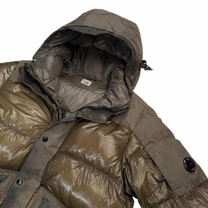 CP Company DD Shell down puffer jacket (L) | Large, Olive