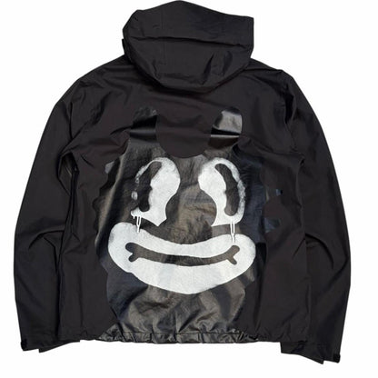 Hillside x Slawn graphic windbreaker jacket (XL) | XL, Black