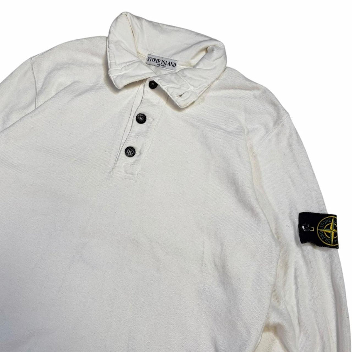 Stone island AW 2009 button pullover sweatshirt (M) | Medium, White