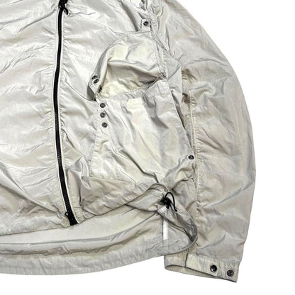 CP Company Chrome nylon Goggle Jacket (L) | Large, Beige