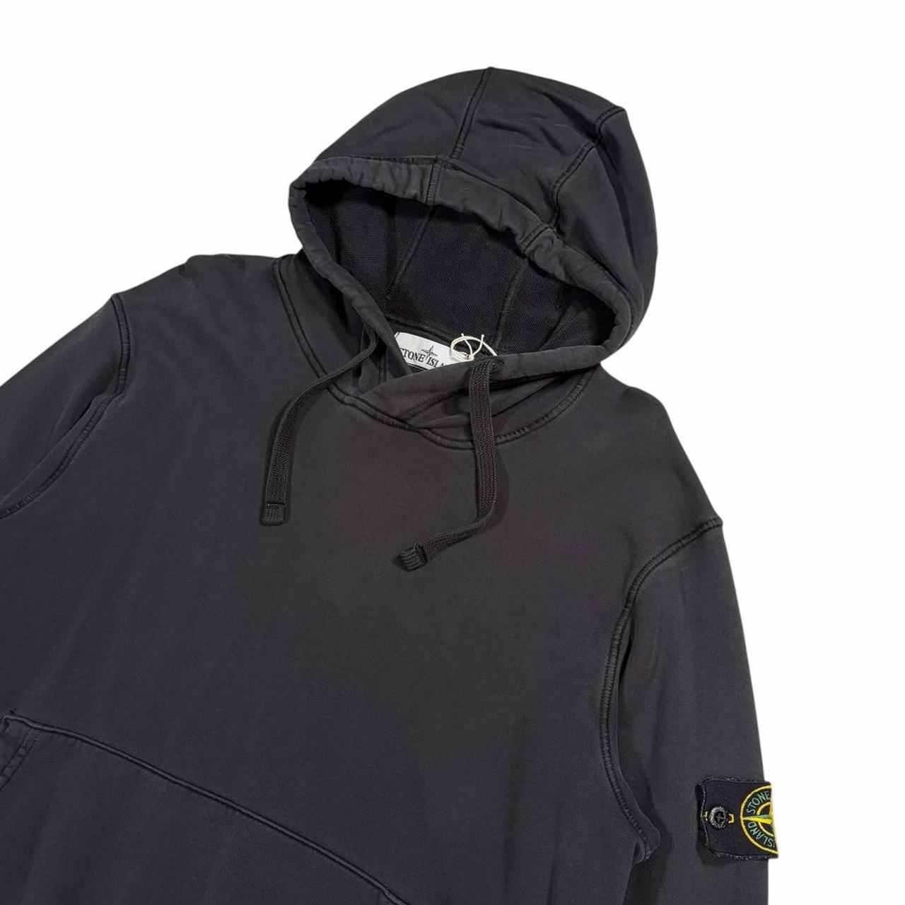 Stone island black pullover sweatshirt (L) | Large, Black