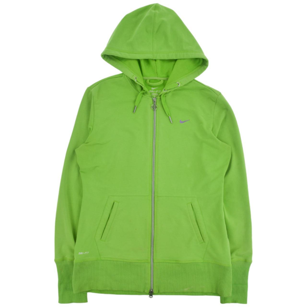 nike neon green hoodie women's