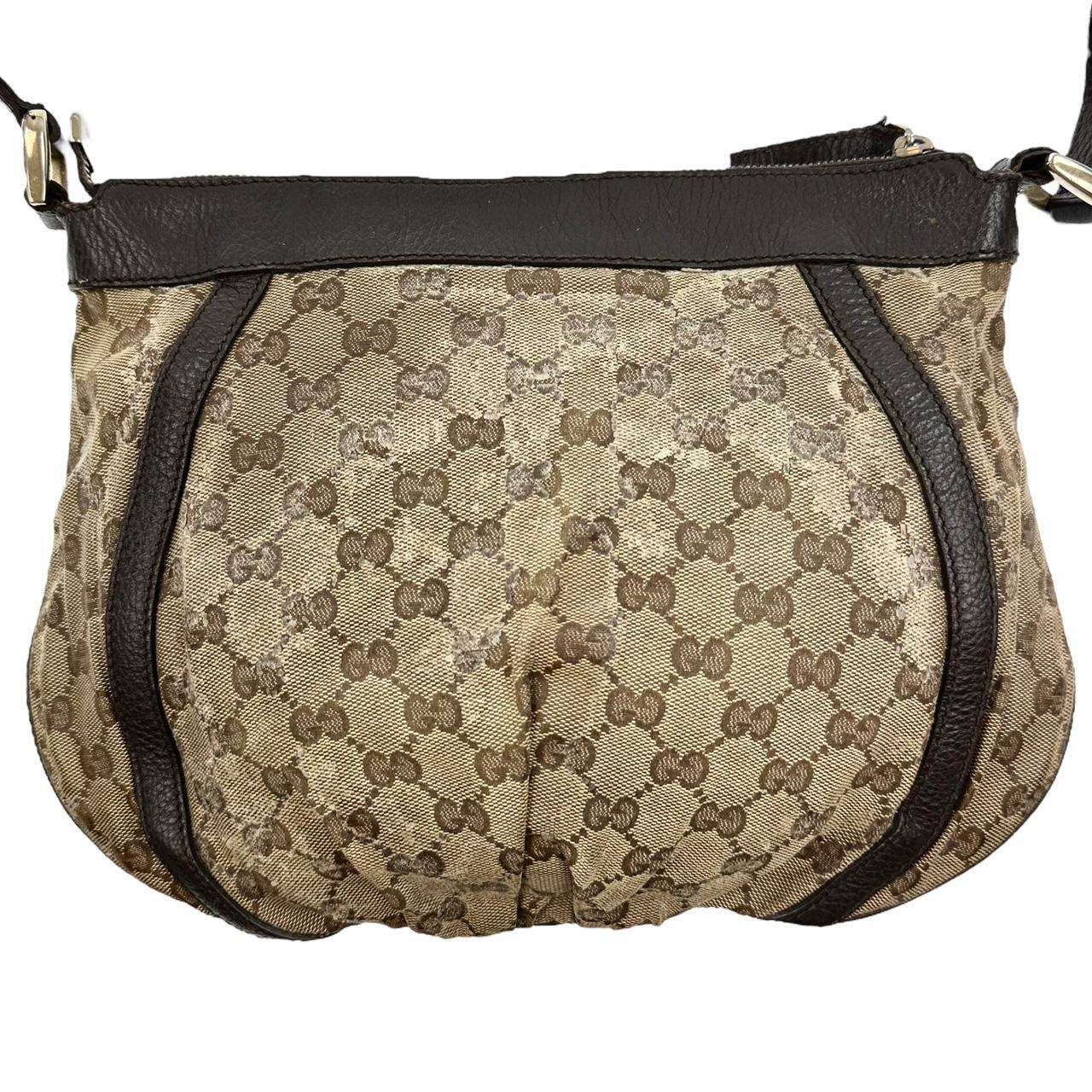 Vintage Gucci monogram cross body bag